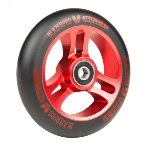 Blazer Pro Scooter Wheels Triple XT 110mm Black/Red - Pair £35.98